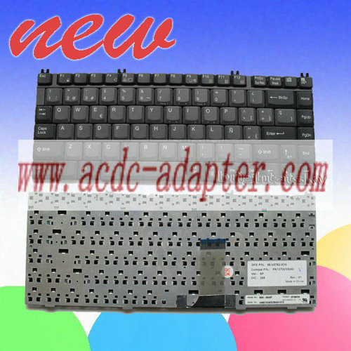 FOR New Toshiba Satellite S3000 S1000 1110 series Keyboard SPANI - Click Image to Close